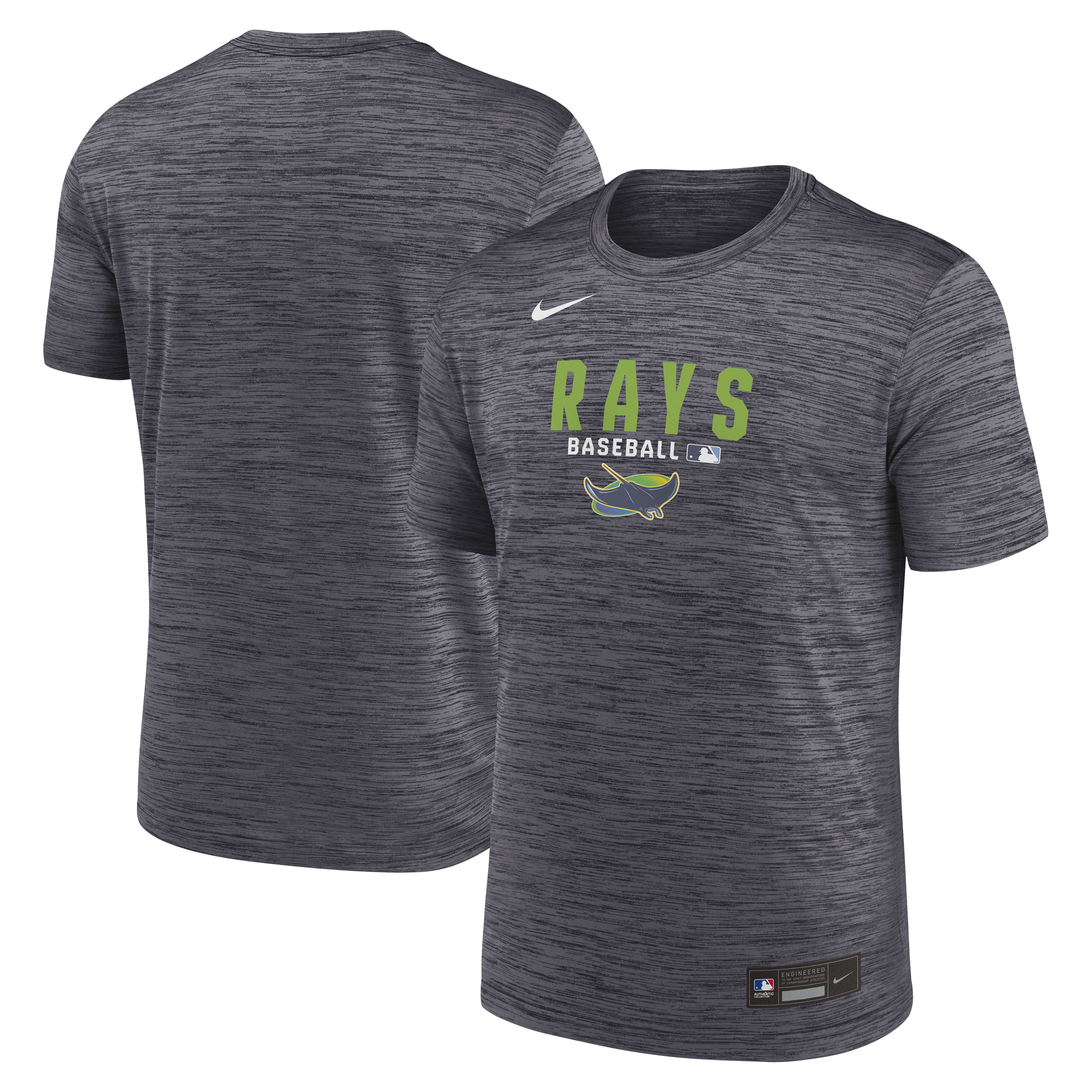 Rays Men's Nike 2026 Gray Devil Rays Alt Authentic Collection