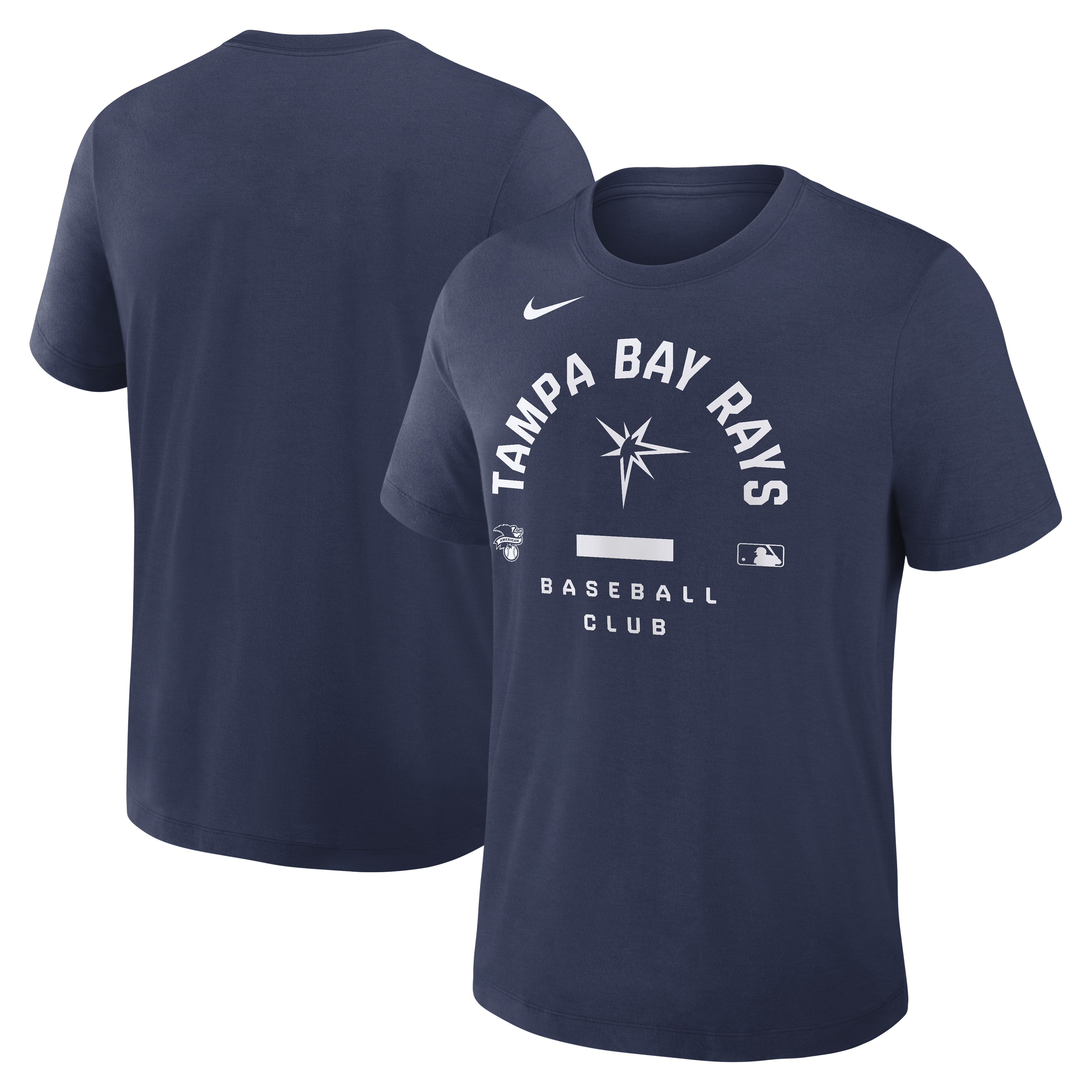 Rays Men's Nike 2026 Navy Authentic Collection Early Work Burst T