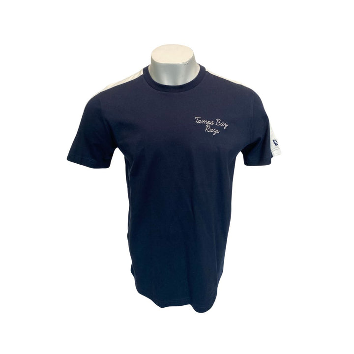 Rays Men's New Era Tampa Bay Navy Golf Graphic T-Shirt