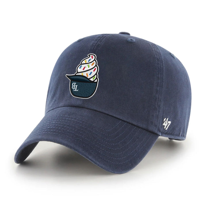 Rays '47 Brand Navy Ice Cream Sundae Helmet Clean Up Adjustable Hat