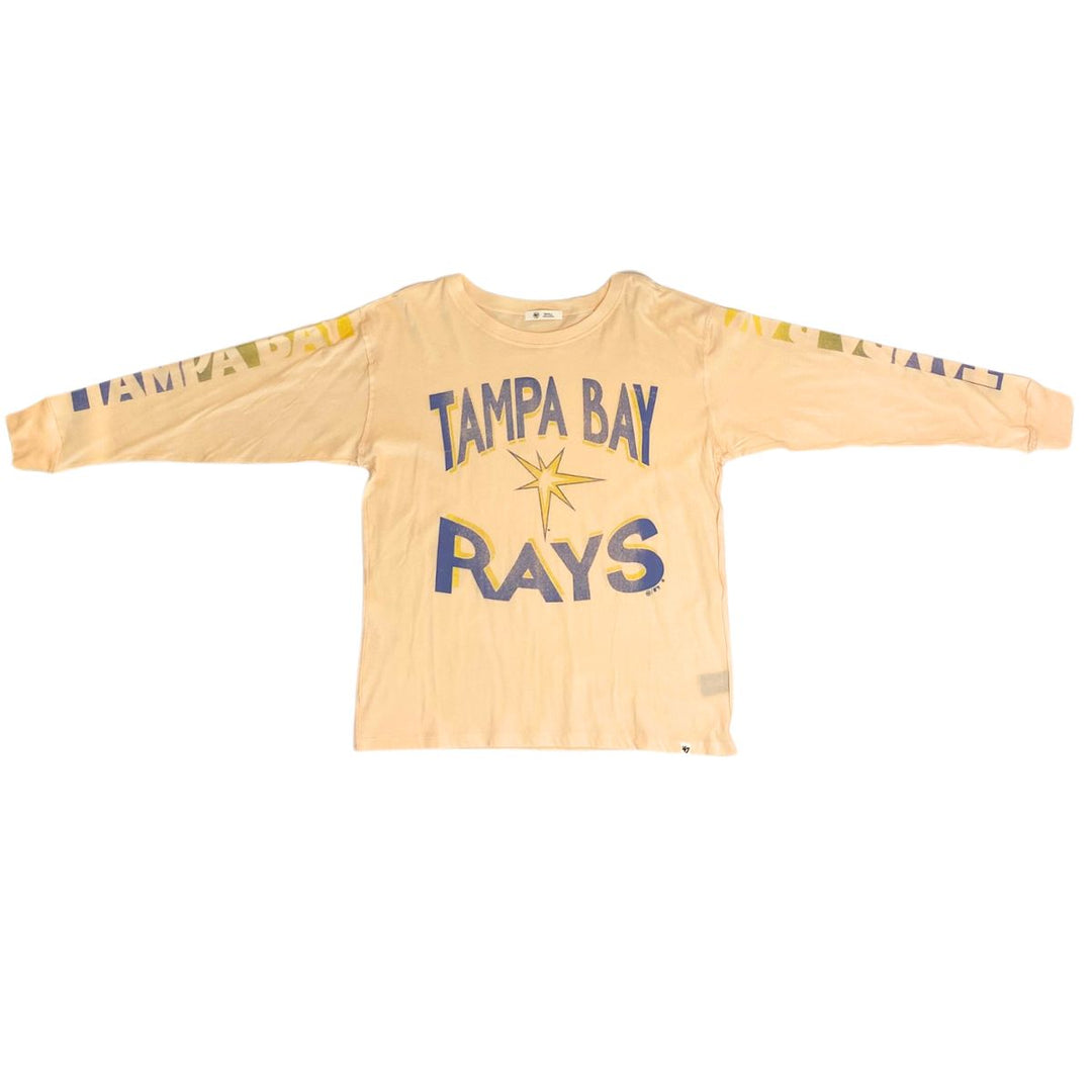 Rays Women's '47 Brand Burst Cloud Nine Long Sleeve Tee
