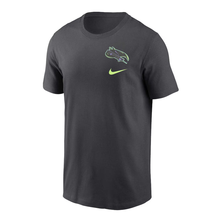 Rays Men's Nike Grey Skateray Front Back Logo City Connect T-Shirt