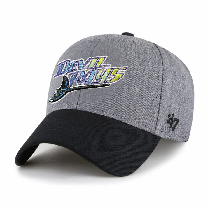 Rays '47 Brand Granite Devil Rays Wordmark MVP Adjustable Hat