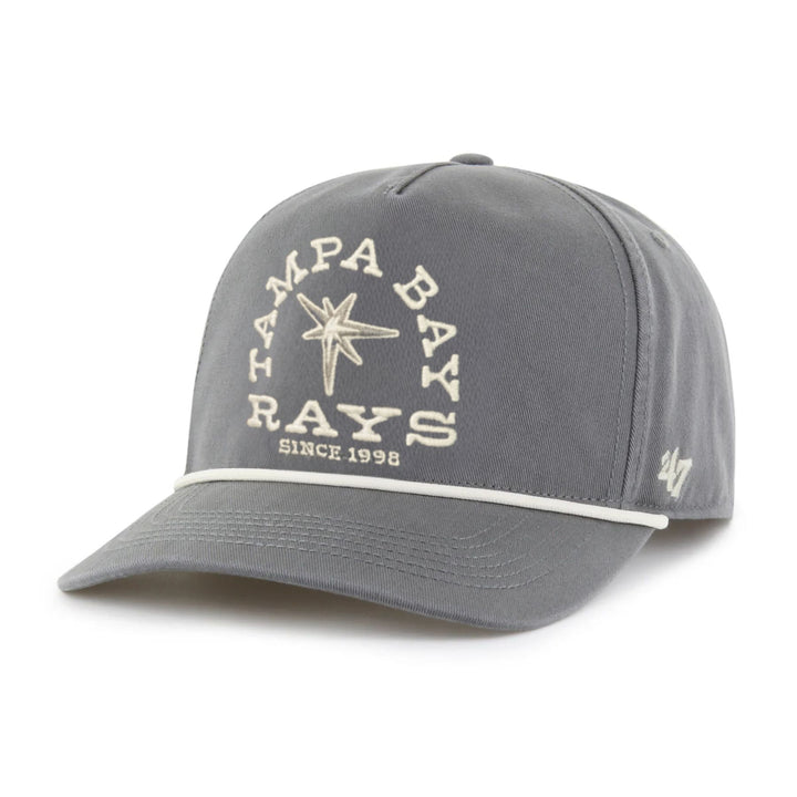 Rays '47 Brand Grey Burst Hitch Snapback Hat