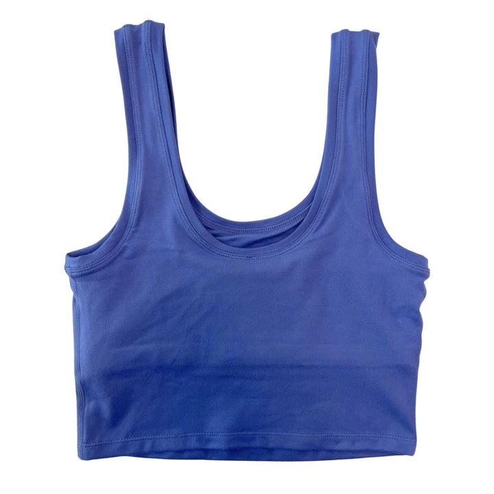 Rays TEREZ Women's Wordmark Navy Crop Top Tank