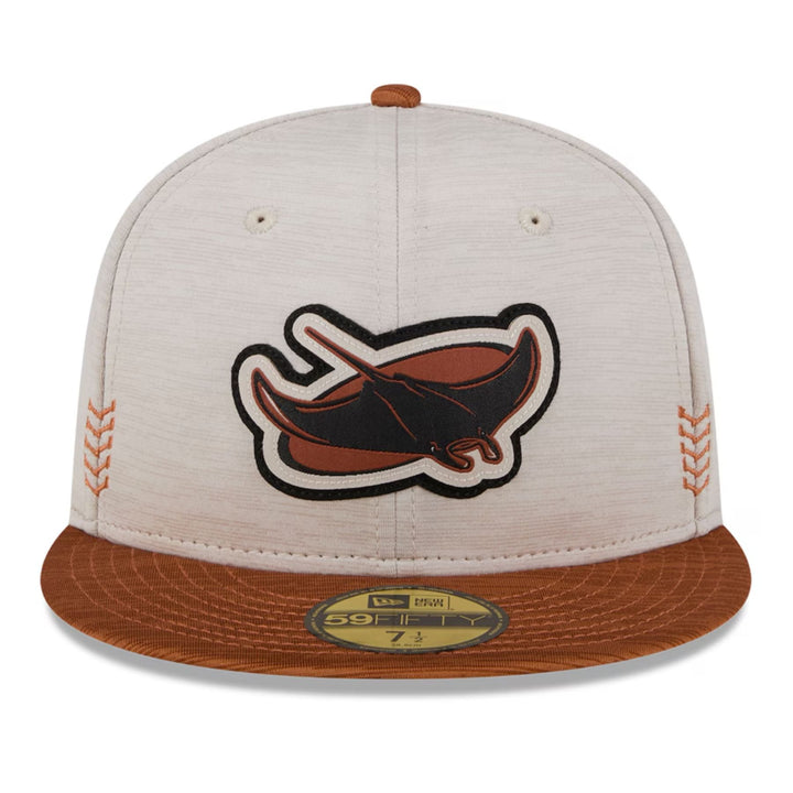 Rays New Era Copper & Stone Alt 2024 Clubhouse 59Fifty Fitted Hat