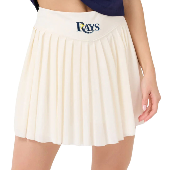 Rays Women's TEREZ Cream Wordmark Tennis Skirt
