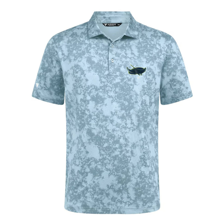 Rays Men's Levelwear Blue Whisper Devil Rays ALT Polo