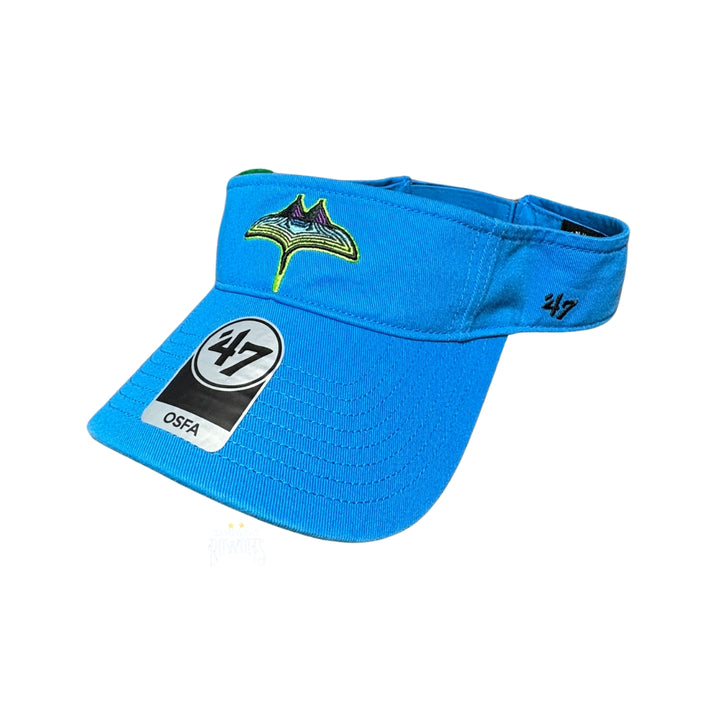 Rays '47 Brand Blue City Connect Skyray Visor
