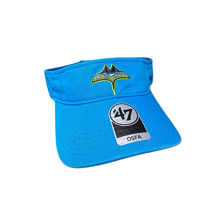 Rays '47 Brand Blue City Connect Skyray Visor