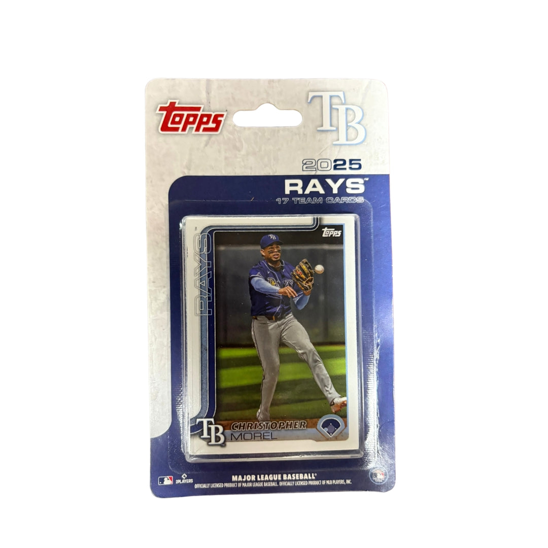 Rays Topps Baseball 2025 MLB 17 Card Team Set