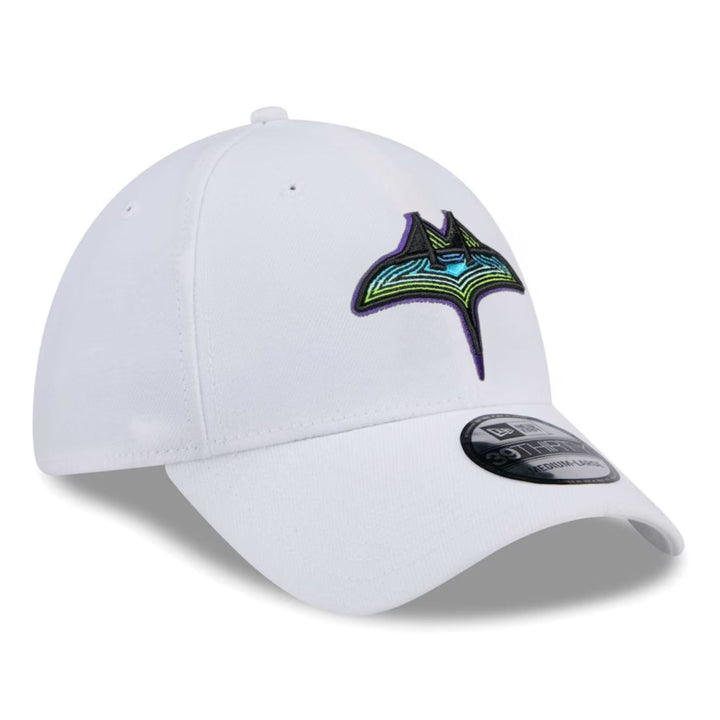 Rays New Era White City Connect SkyRay 39Thirty Flex Fit Hat