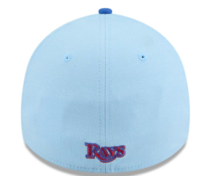 Rays New Era 2025 Light Blue TB July 4th 39Thirty Flex Fit Hat