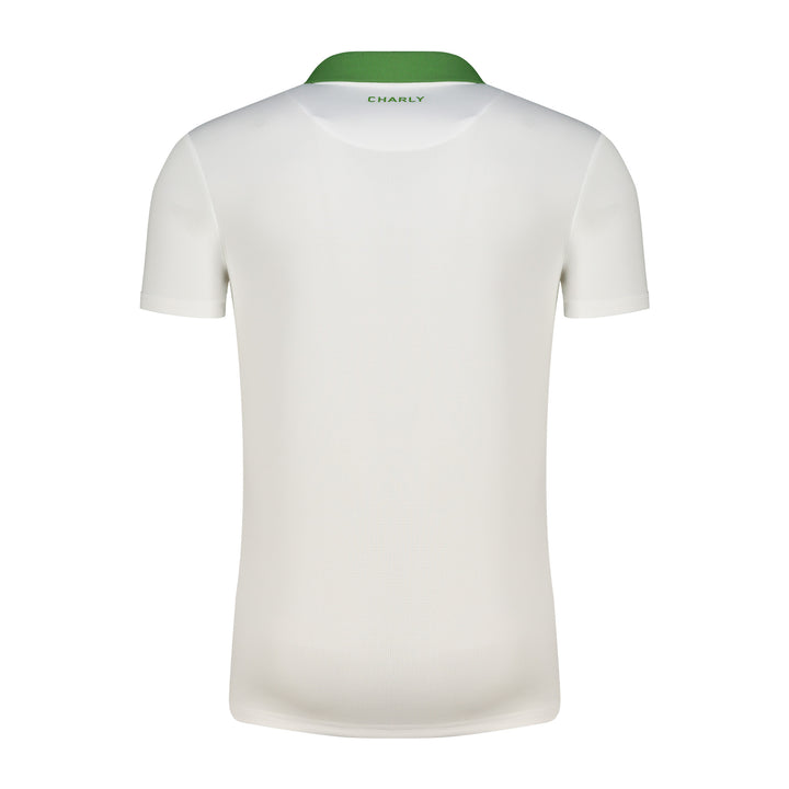 Rowdies Charly White/Green Two Star Polo