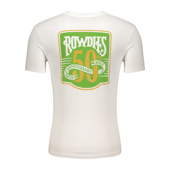 Rowdies Charly White 50th Anniversary COYR Cotton Tee