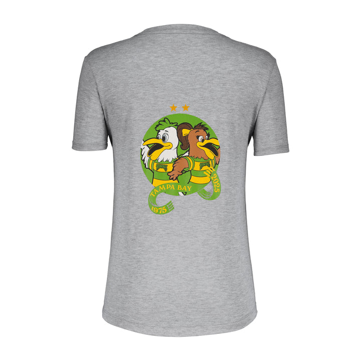 Rowdies Youth Charly Grey Mascot Logo Tee