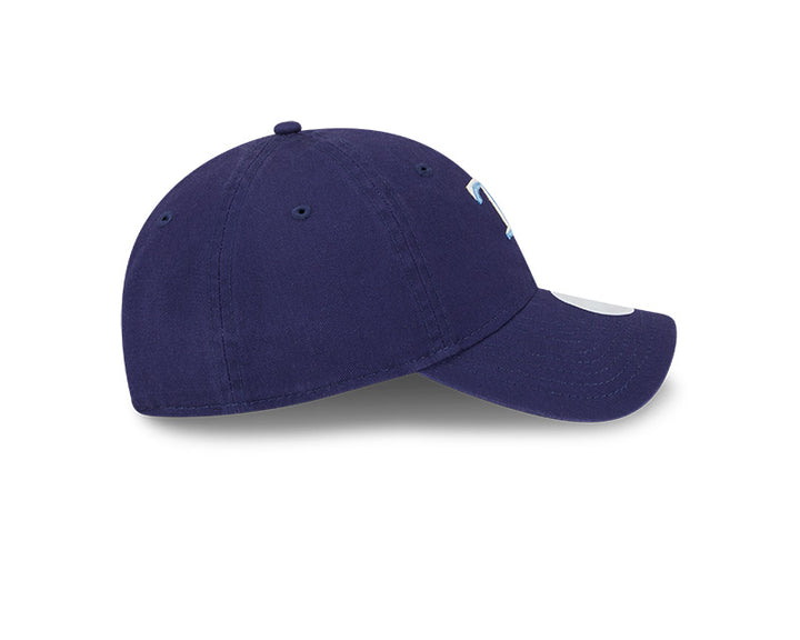 Rays Women's New Era Glitter TB Navy 9Twenty Adjustable Hat