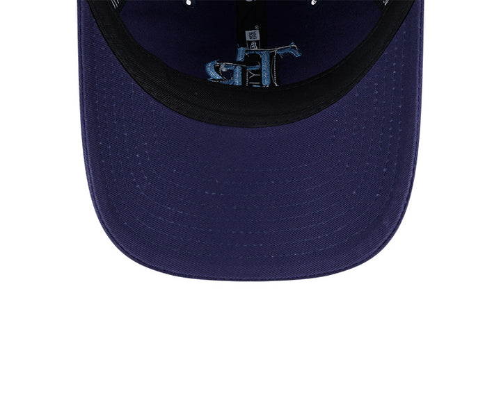 Rays Women's New Era Glitter TB Navy 9Twenty Adjustable Hat
