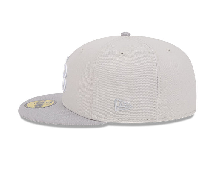 Rays New Era Stone Grey Color Pack Two Tone TB 59Fifty Fitted Hat