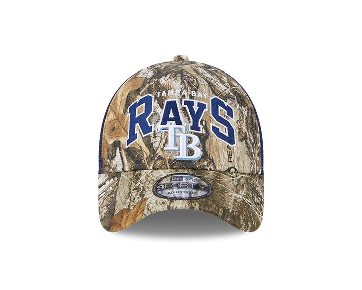 Rays New Era Camo A-Frame 9Forty Adjustable Trucker Hat