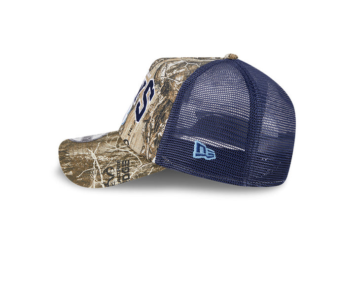 Rays New Era Camo A-Frame 9Forty Adjustable Trucker Hat
