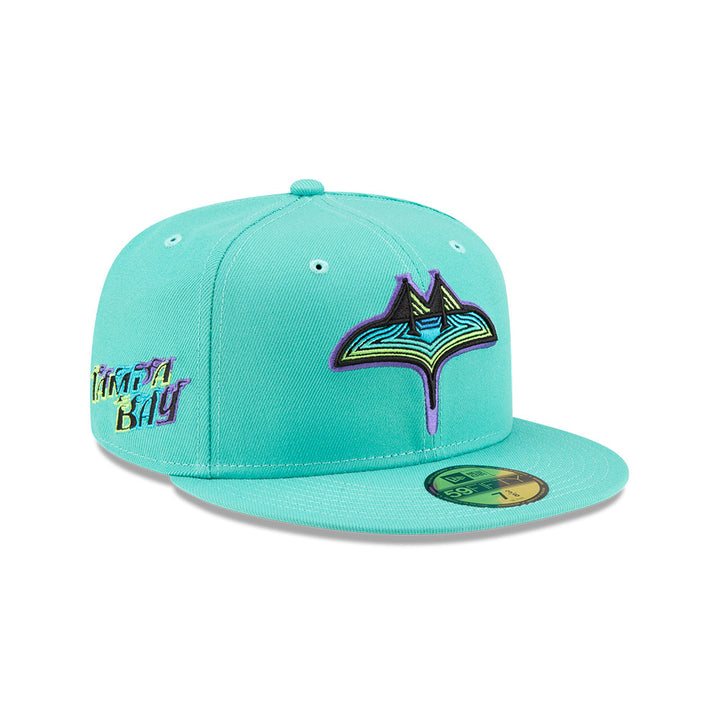 Rays New Era Seafoam City Connect Skyway Tampa Bay 59Fifty Fitted Hat