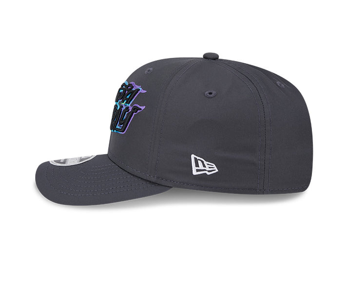 Rays New Era Graphite City Connect Flames 9SEVENTY Stretch-Snap Hat