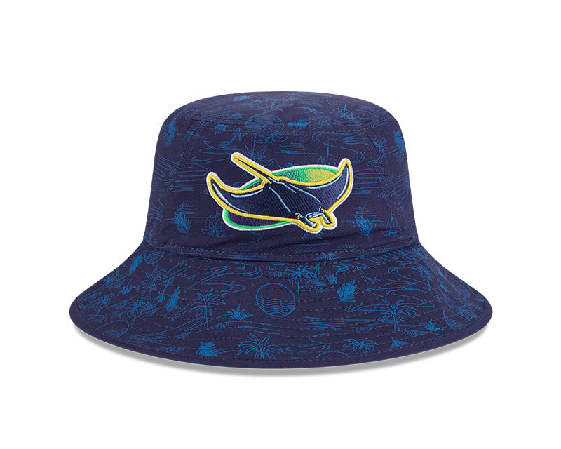 Rays New Era Palm Tree Tropical Spring Training 2025 Alt Bucket