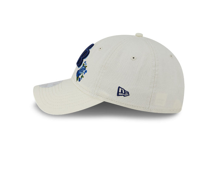 Rays Youth New Era 2025 Cream Floral 9Twenty Adjustable Hat
