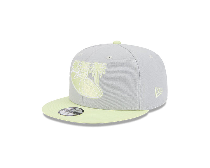 Rays New Era Grey Neon City Connect Pelican 9Fifty Snapback Hat