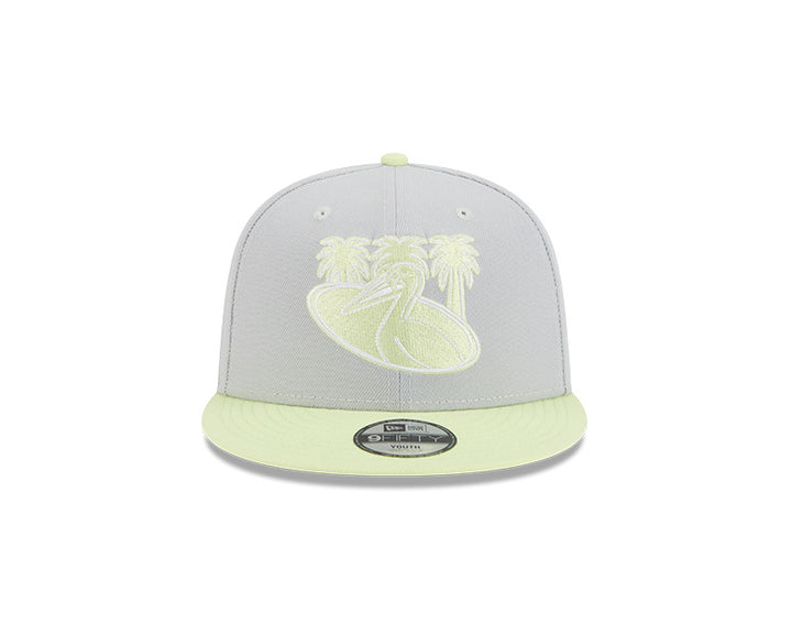 Rays New Era Grey Neon City Connect Pelican 9Fifty Snapback Hat