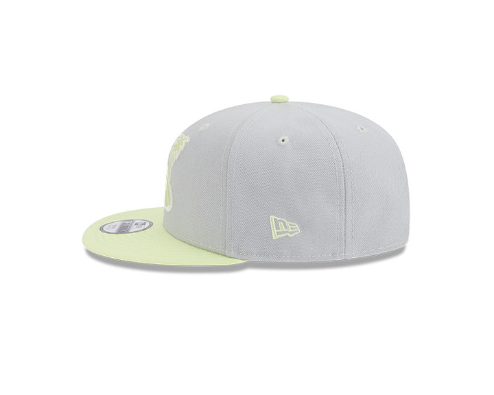 Rays New Era Grey Neon City Connect Pelican 9Fifty Snapback Hat