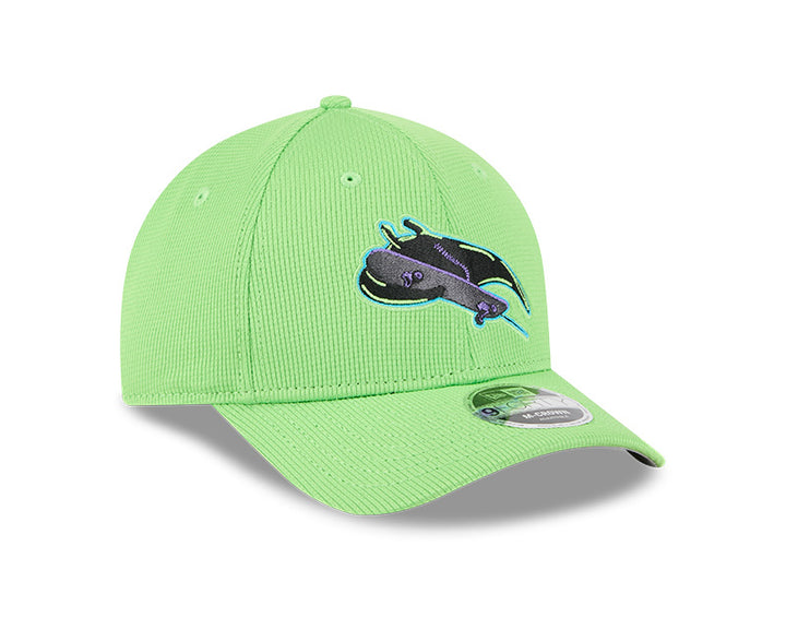 Rays New Era Youth 2025 City Connect Neon Green Skateray Batting Practice 9Forty M-Crown Hat