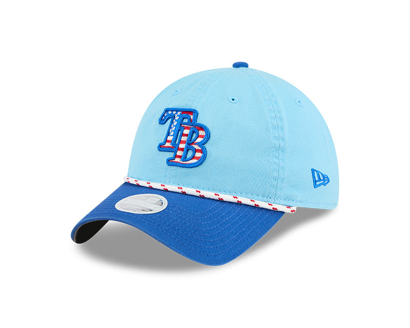 YA−MAN STA-209L BLUE Rays New Era Women's Light Blue 2025 Fourth of July 9Twenty