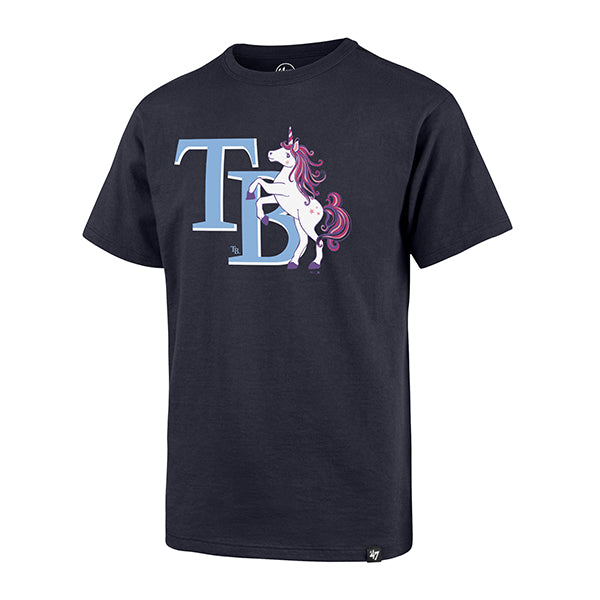 Rays Youth '47 Brand Navy TB Unicorn Tee