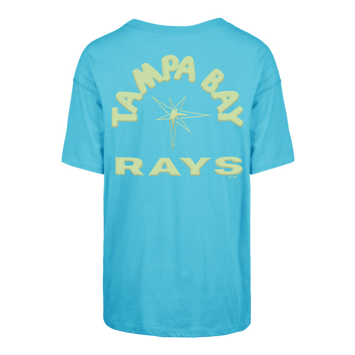 Rays Women's '47 Brand Blue TB Burst On Back Sadie Tee