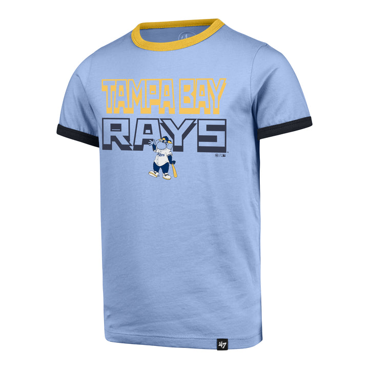 Rays Youth '47 Brand Light Blue Raymond Ringer Tee