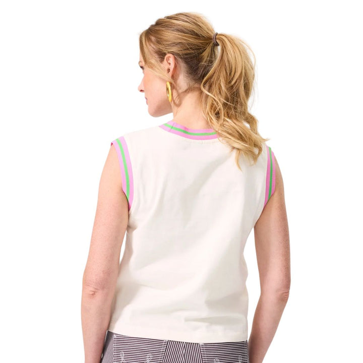 Rays TEREZ Women's Devil Rays Coop Rib Trim Tank Top