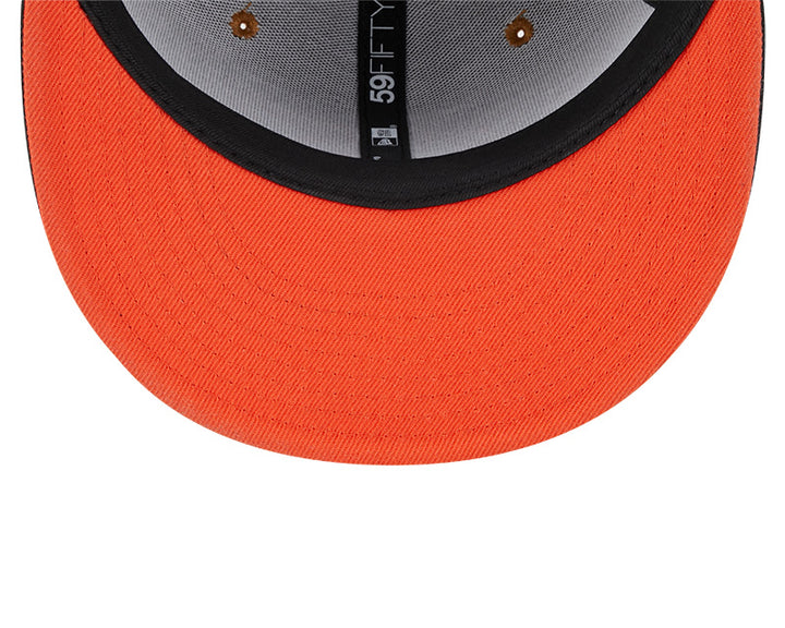 Rays New Era Brown Orange Devil Rays Alt 59Fifty Fitted Hat