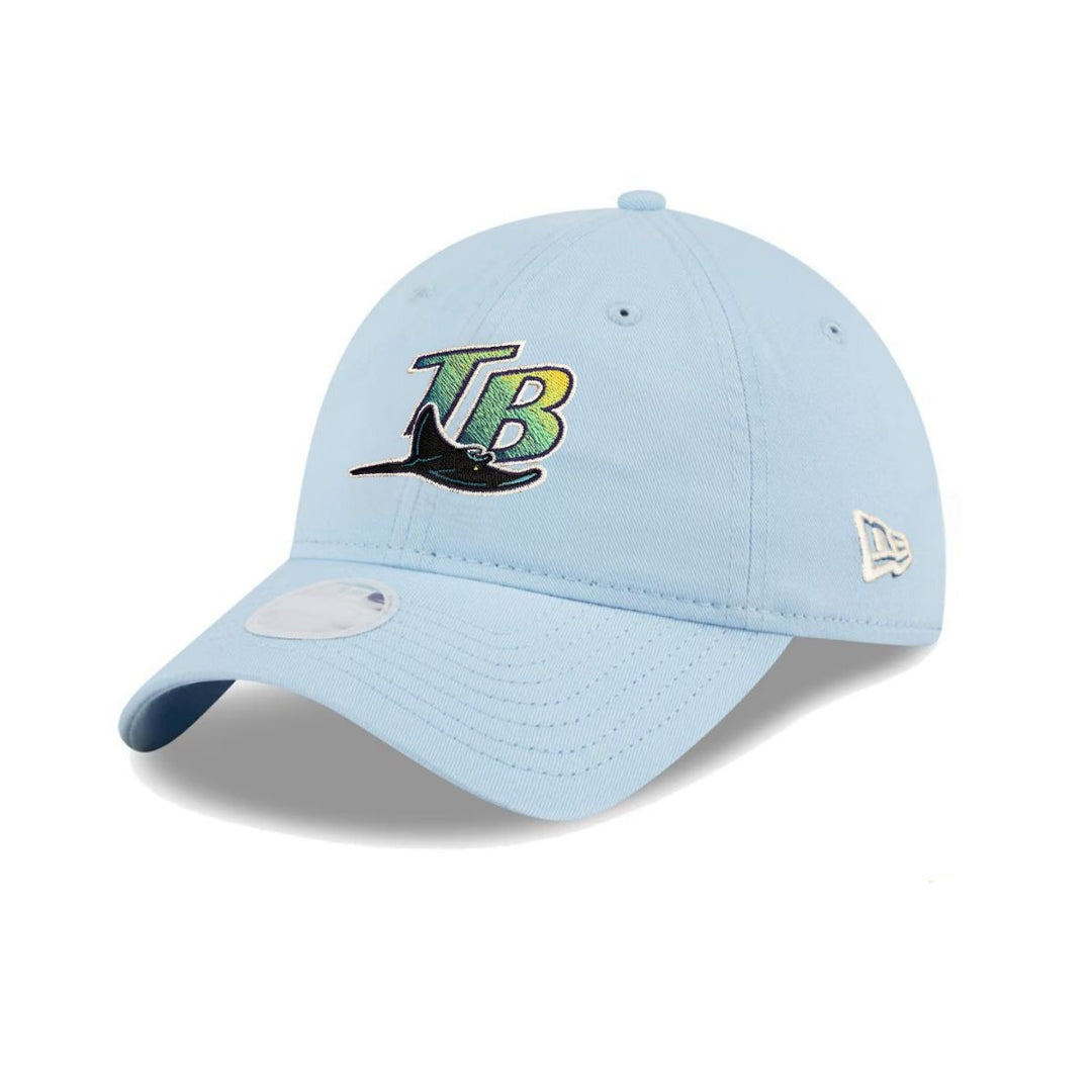 Rays Women's New Era Devil Rays Blue Coop TB 9Twenty Adjustable Hat