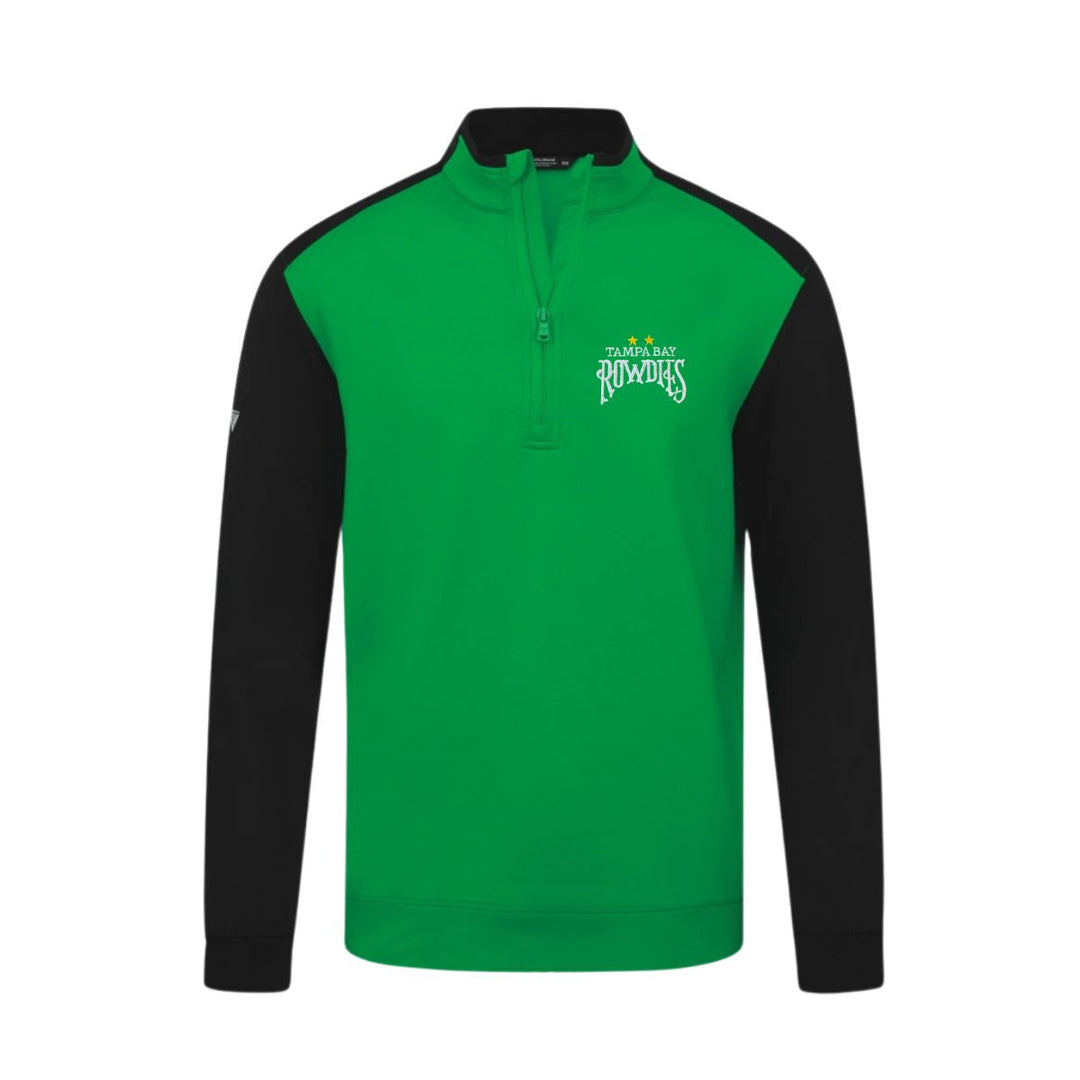 Rowdies Levelwear Green Two Star Bayou 1/4 Zip Jacket