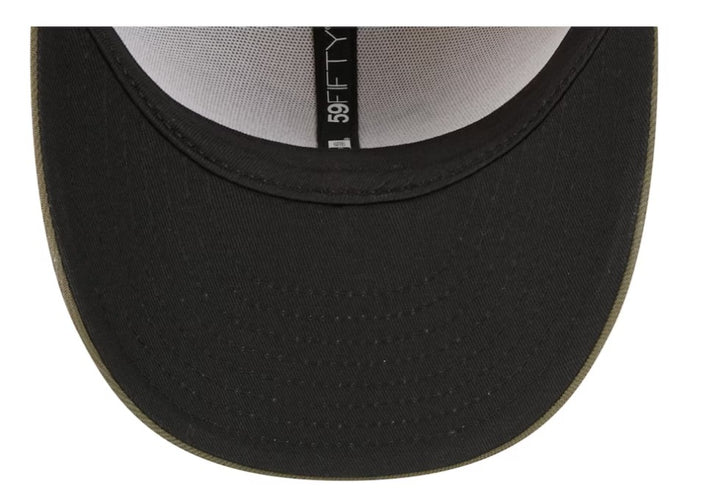 Rays New Era Beige/Olive 2025 Armed Forces Day 59Fifty Fitted Hat