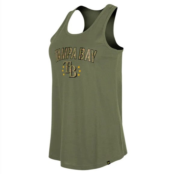 Rays Women s Nike Camo Armed Forces Tampa Bay Dri Fit Tank Top