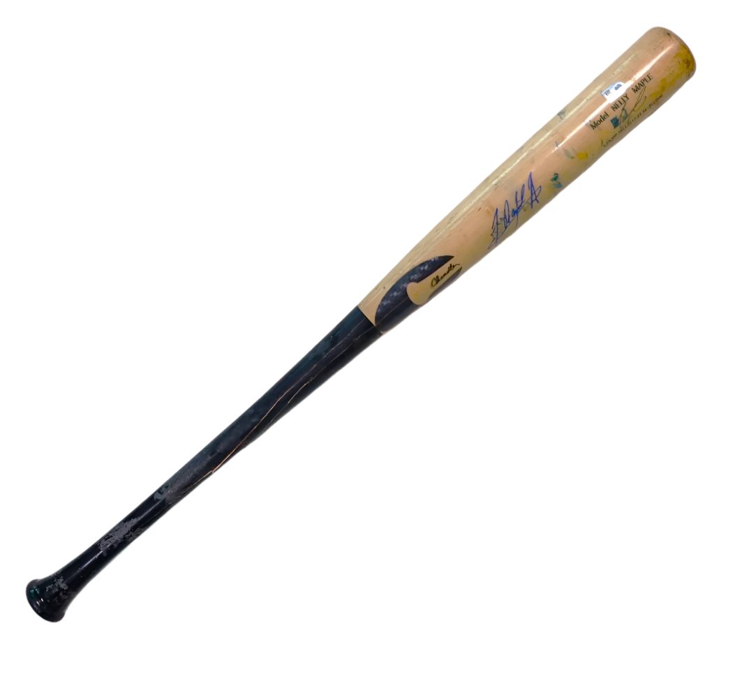 Rays Randy Arozarena Game Used Autographed Broken Bat – The Bay