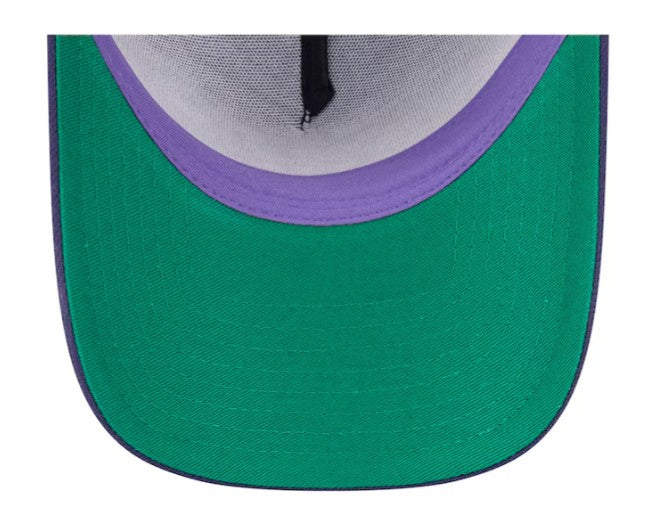 Rays New Era Navy Big League Chew 2025 A-Frame 9Forty Adjustable Trucker Hat