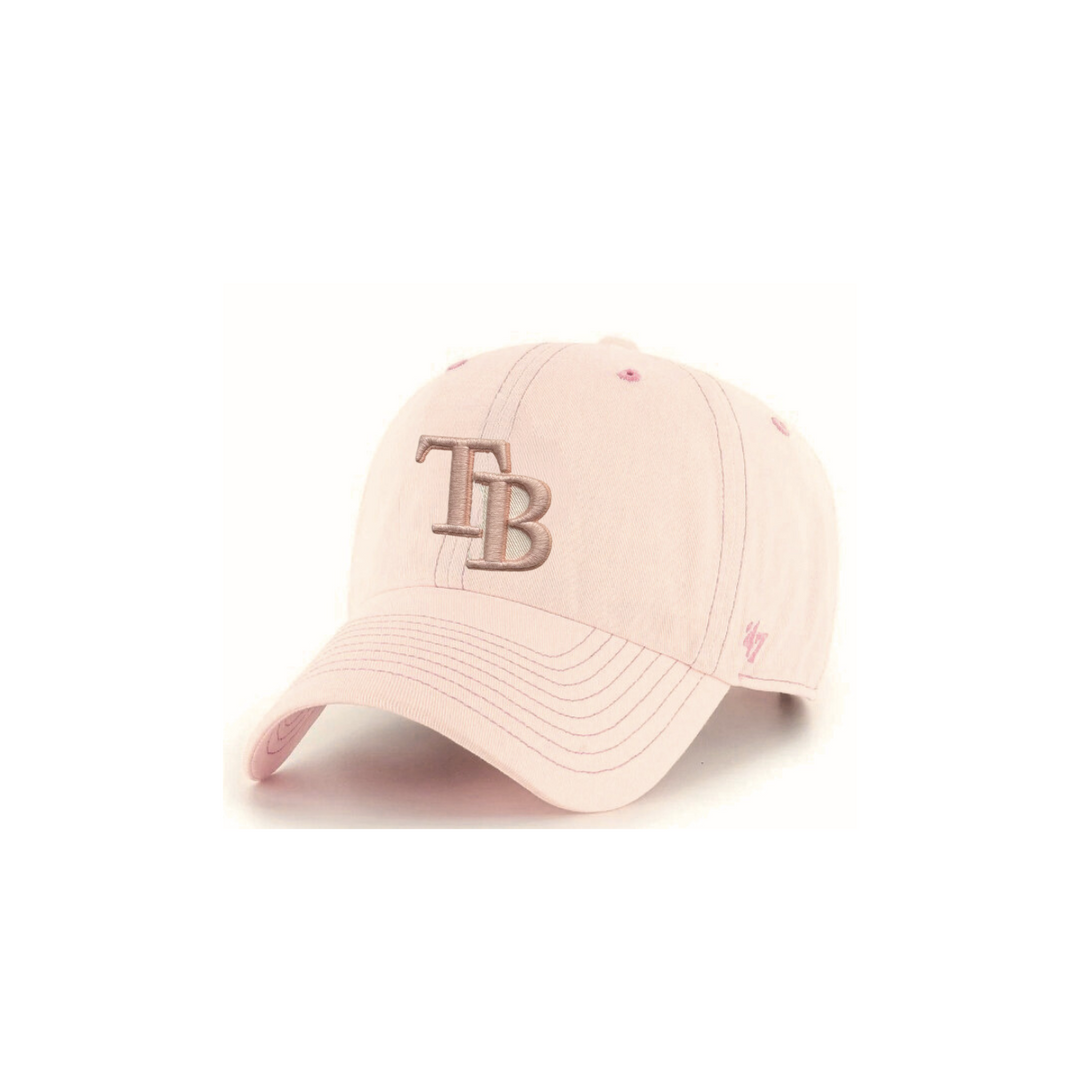 Rays Women's '47 Brand Pink Haze TB Clean Up Adjustable Hat