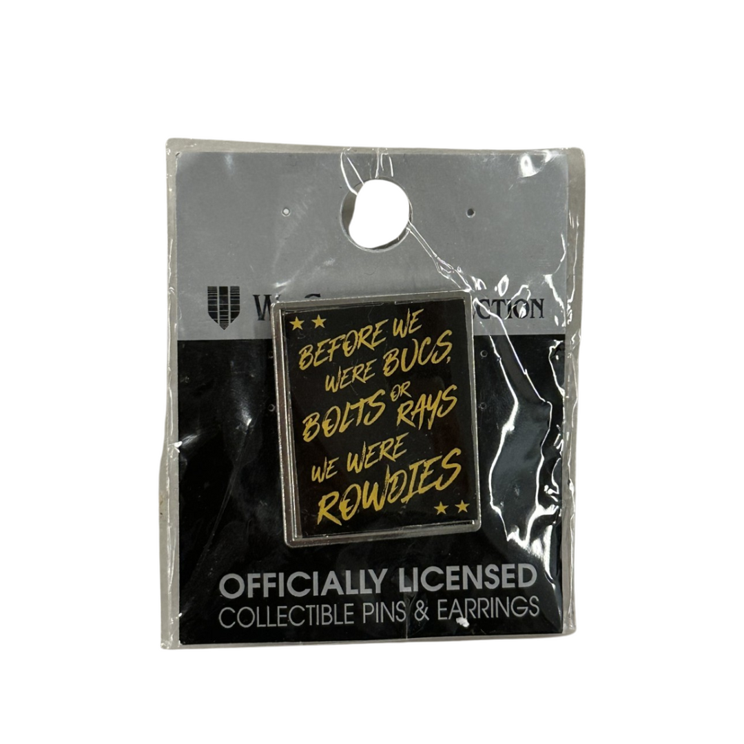 Rowdies WinCraft Before We Were Lapel Pin