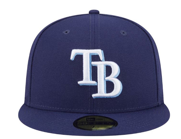Rays New Era Navy 2025 COMPOUND New Era Navy 59FIFTY Fitted Hat