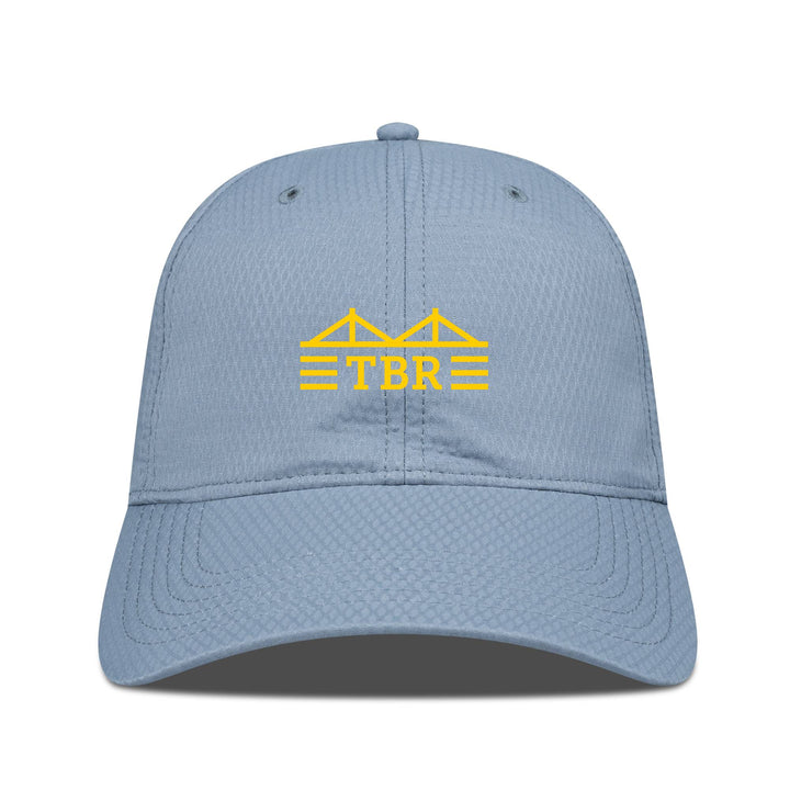 Rowdies Levelwear Grey TBR Bridge Logo Matrix Adjustable Hat