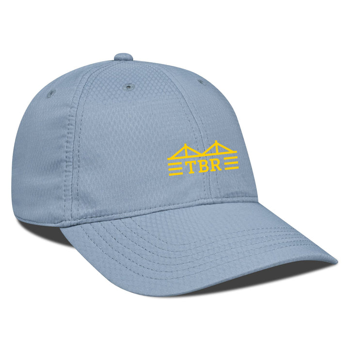 Rowdies Levelwear Grey TBR Bridge Logo Matrix Adjustable Hat